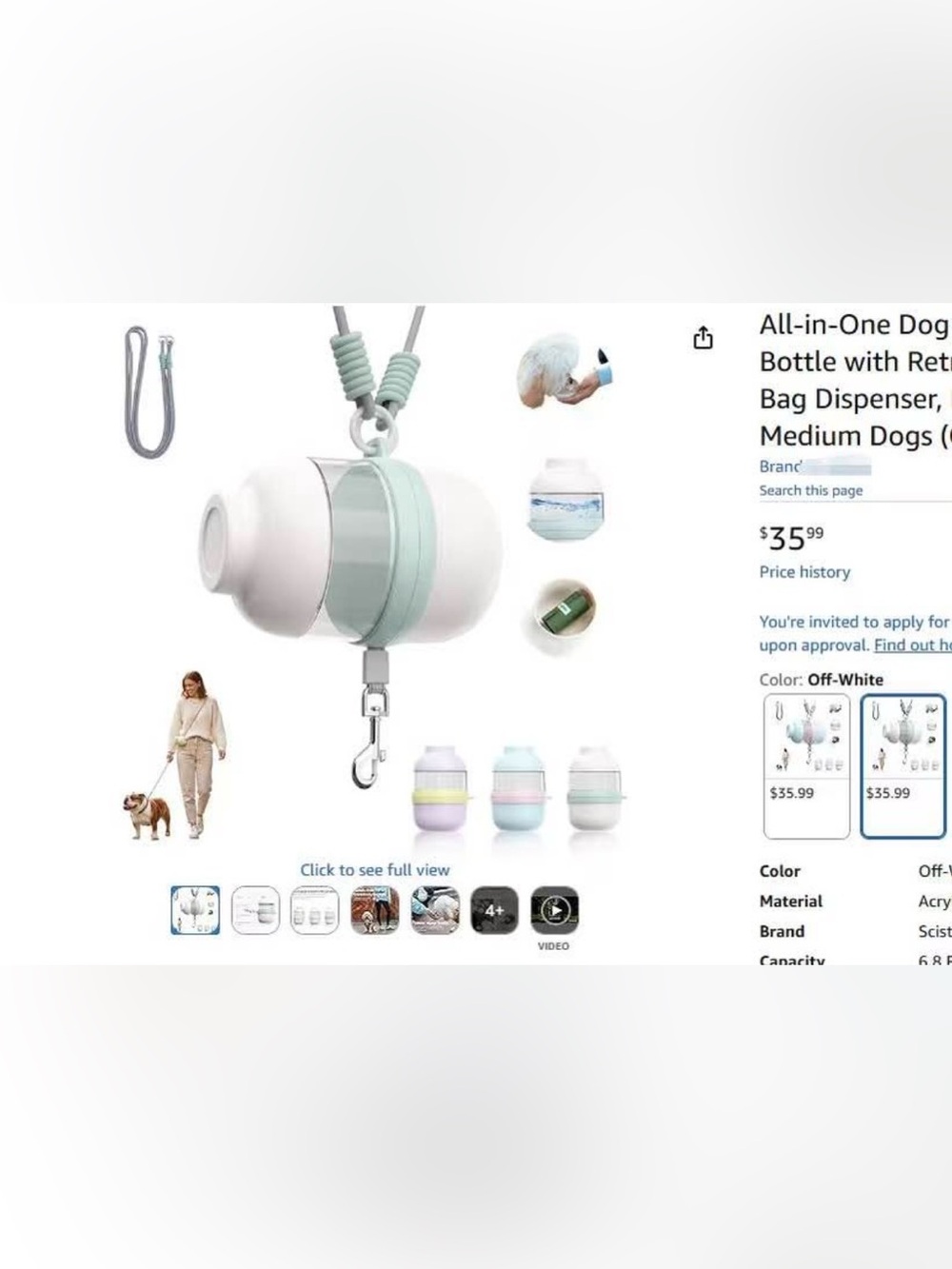 Portable Baby Bottle Warmer & Storage Pod - Mint